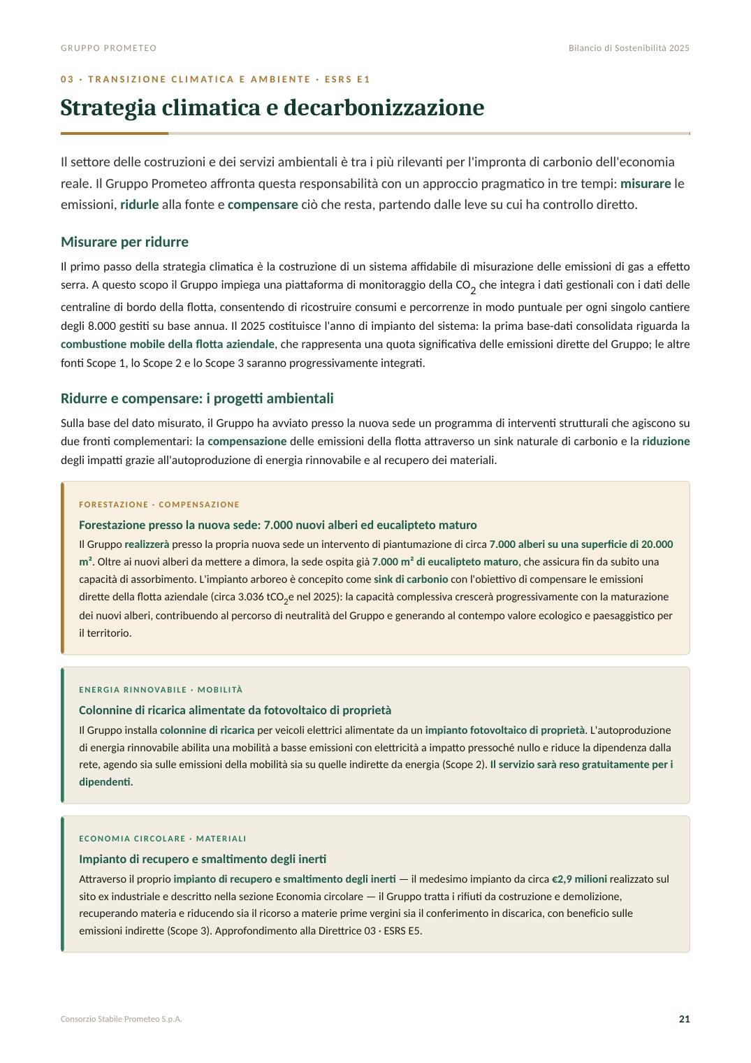 Bilancio di Sostenibilità 2025 — pagina 21