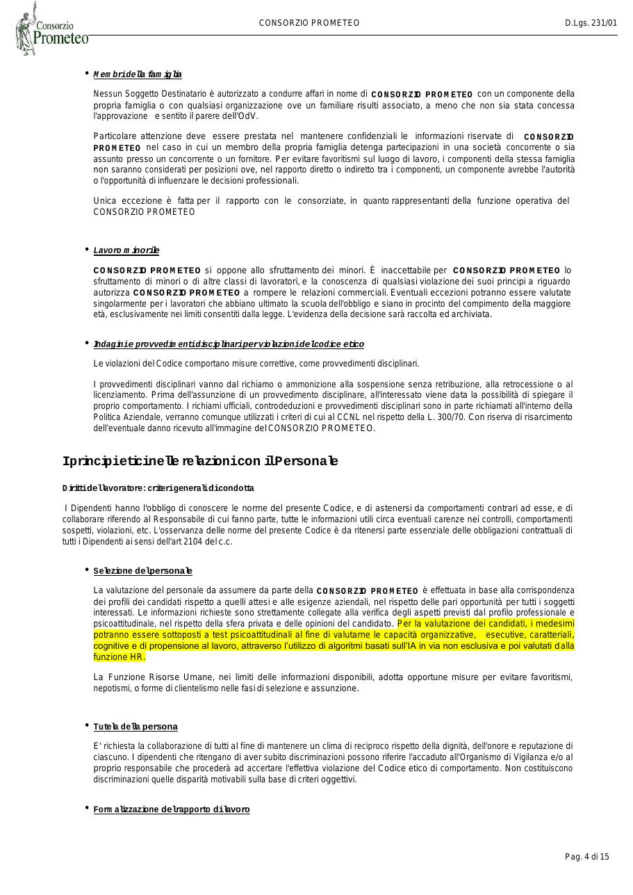 Codice Etico — pagina 4