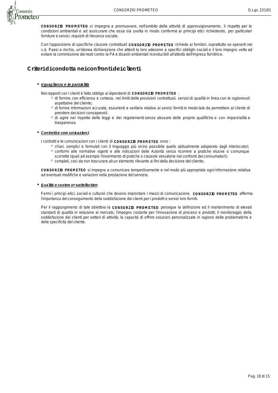 Codice Etico — pagina 10