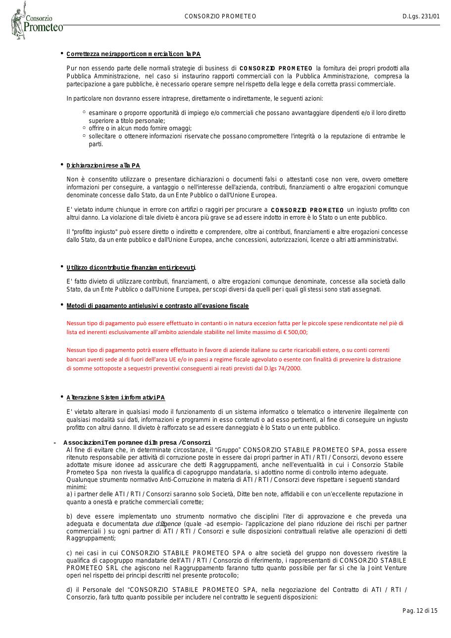 Codice Etico — pagina 12