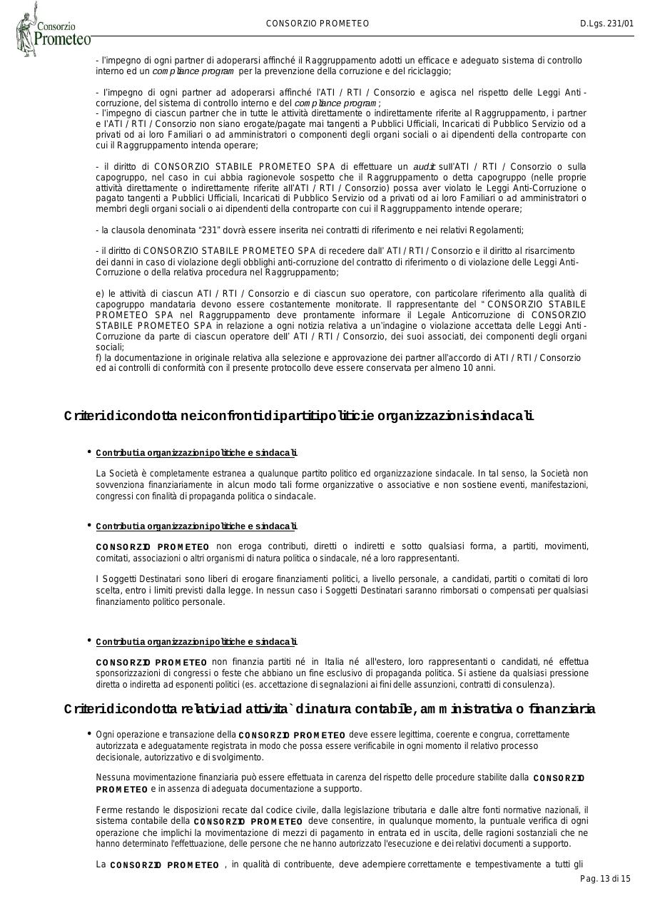 Codice Etico — pagina 13