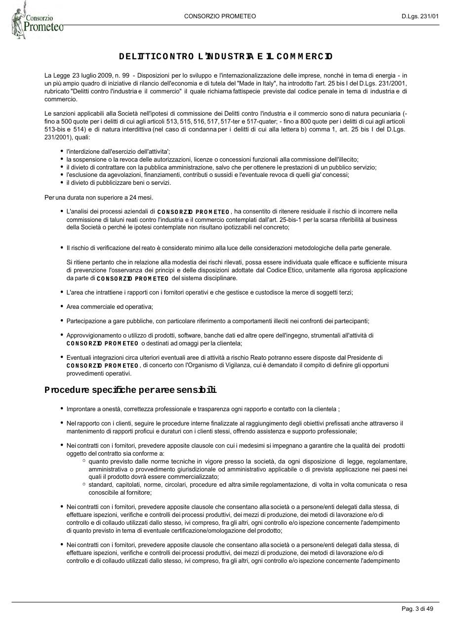 Modello Organizzativo — pagina 3