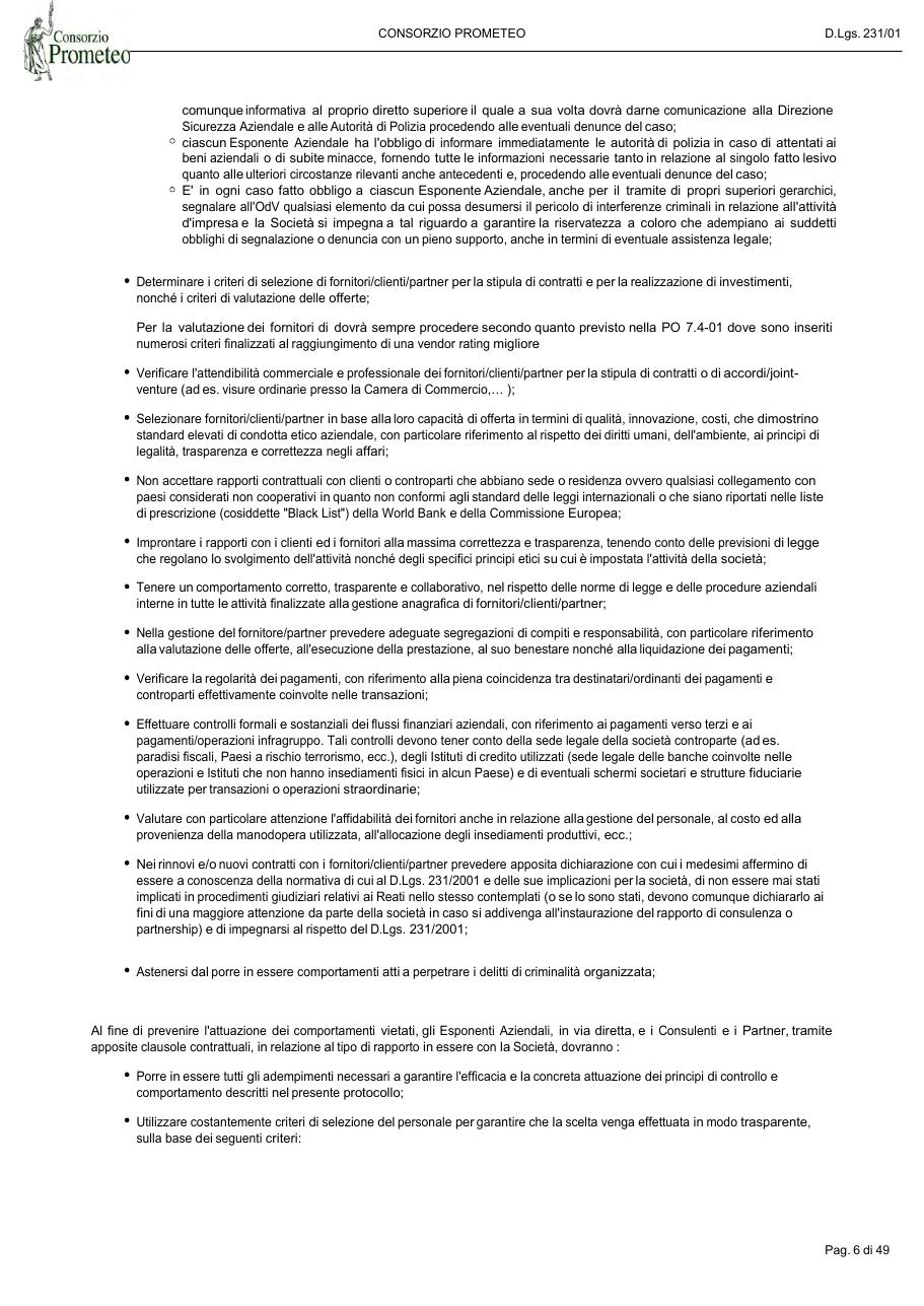 Modello Organizzativo — pagina 6