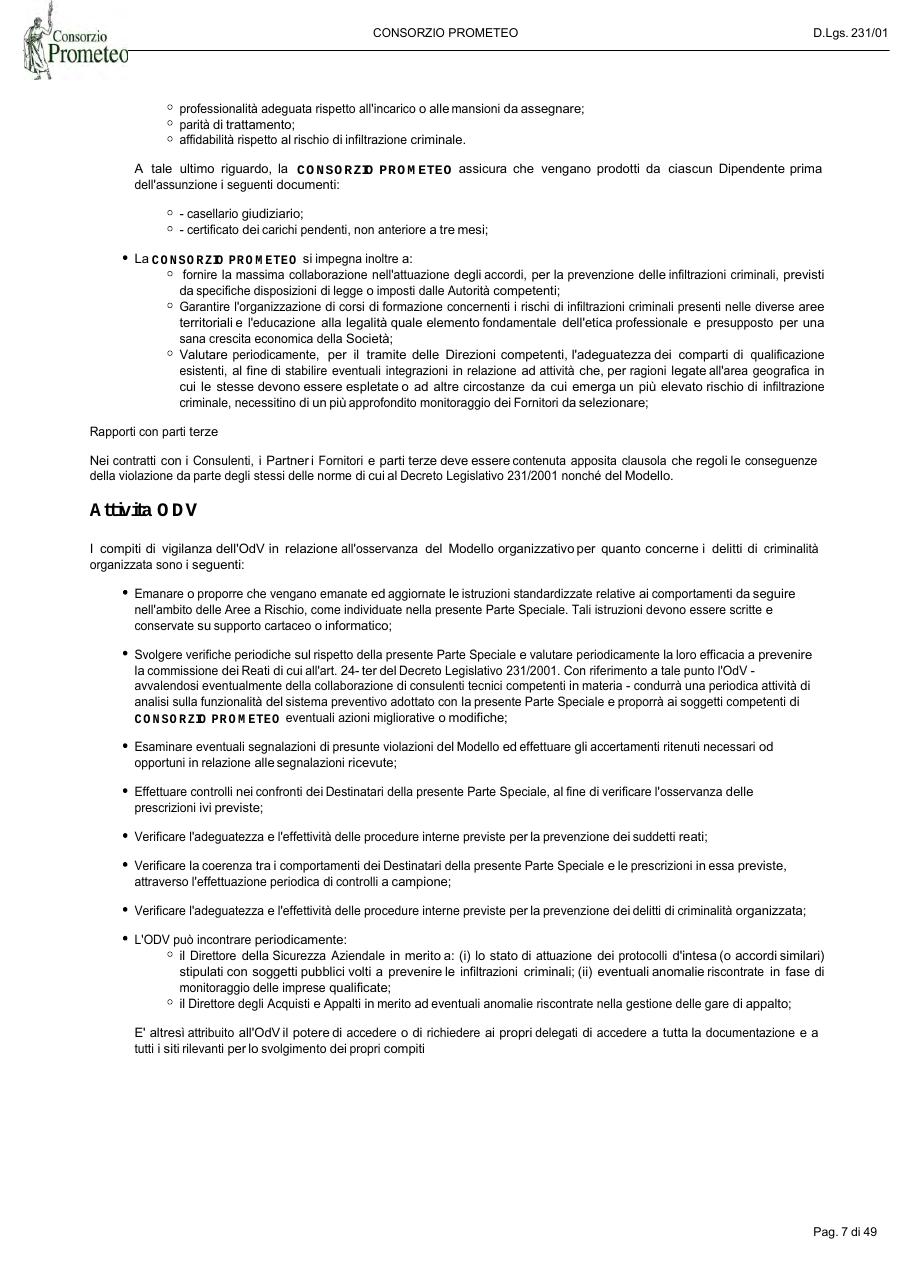 Modello Organizzativo — pagina 7
