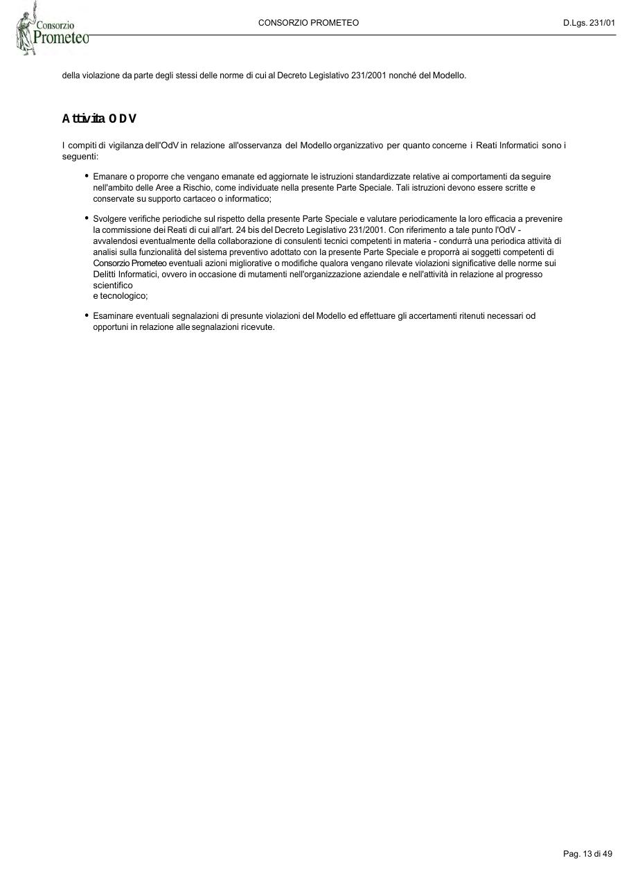 Modello Organizzativo — pagina 13