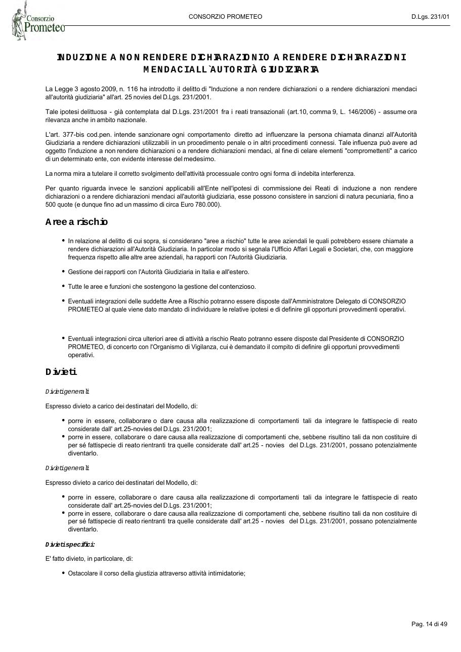 Modello Organizzativo — pagina 14