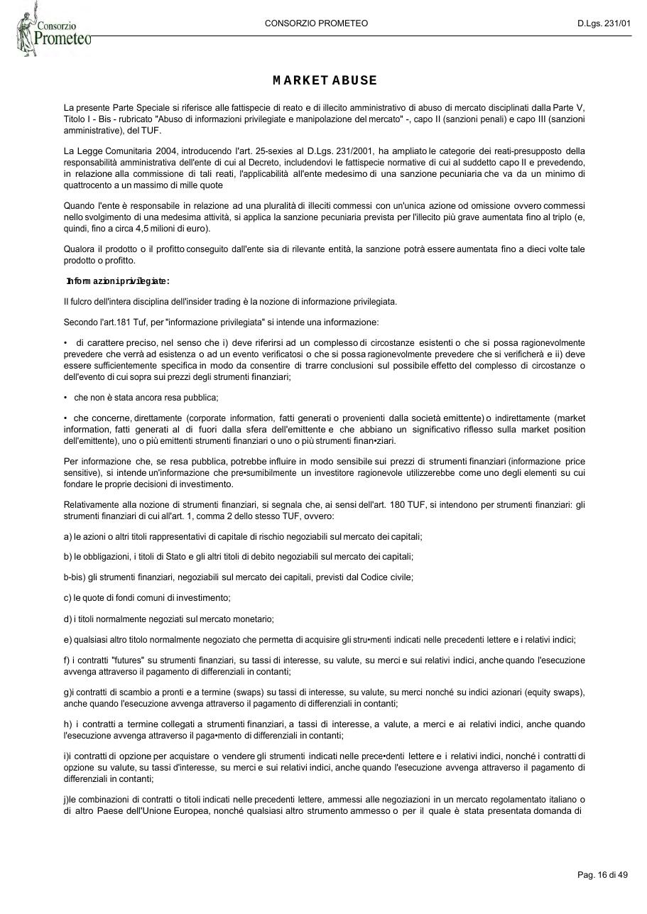 Modello Organizzativo — pagina 16