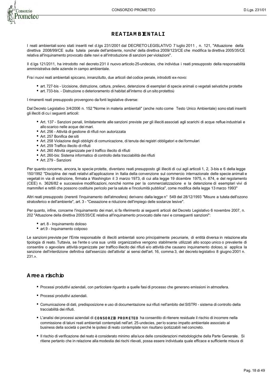 Modello Organizzativo — pagina 18