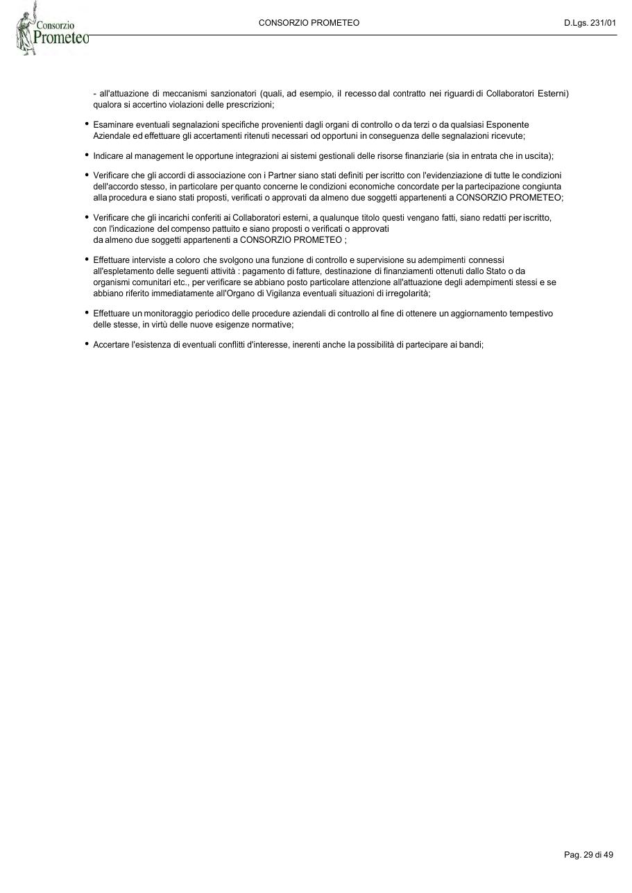 Modello Organizzativo — pagina 29