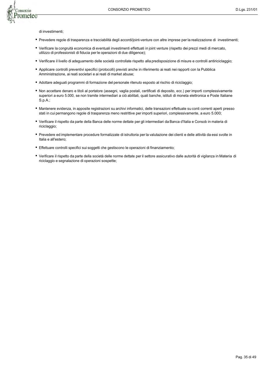 Modello Organizzativo — pagina 35