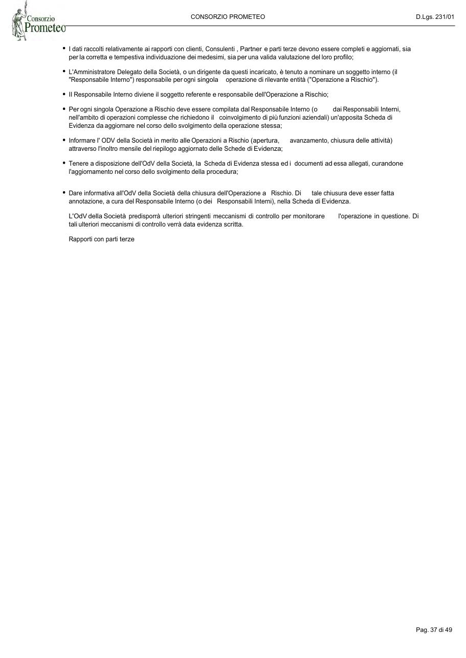 Modello Organizzativo — pagina 37