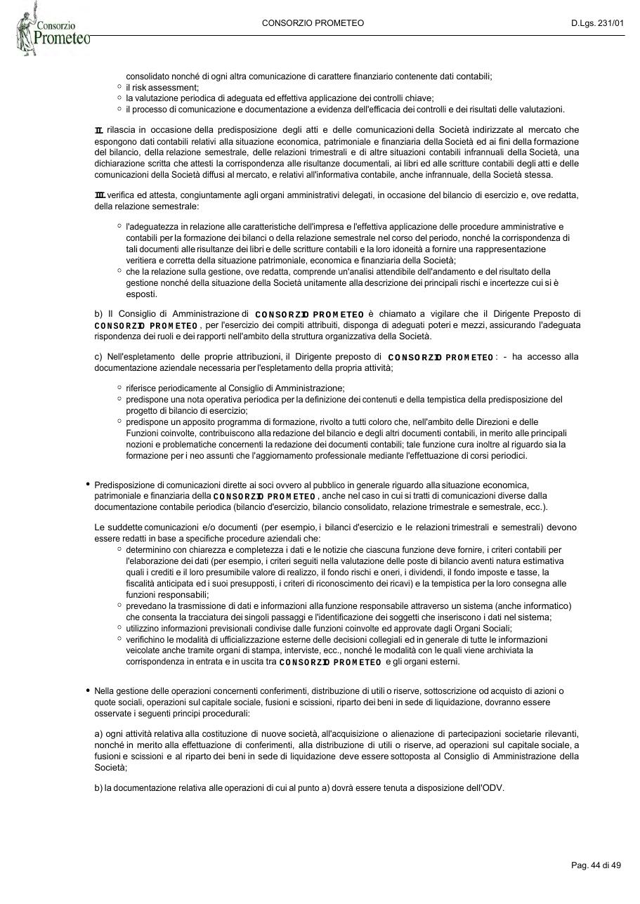 Modello Organizzativo — pagina 44