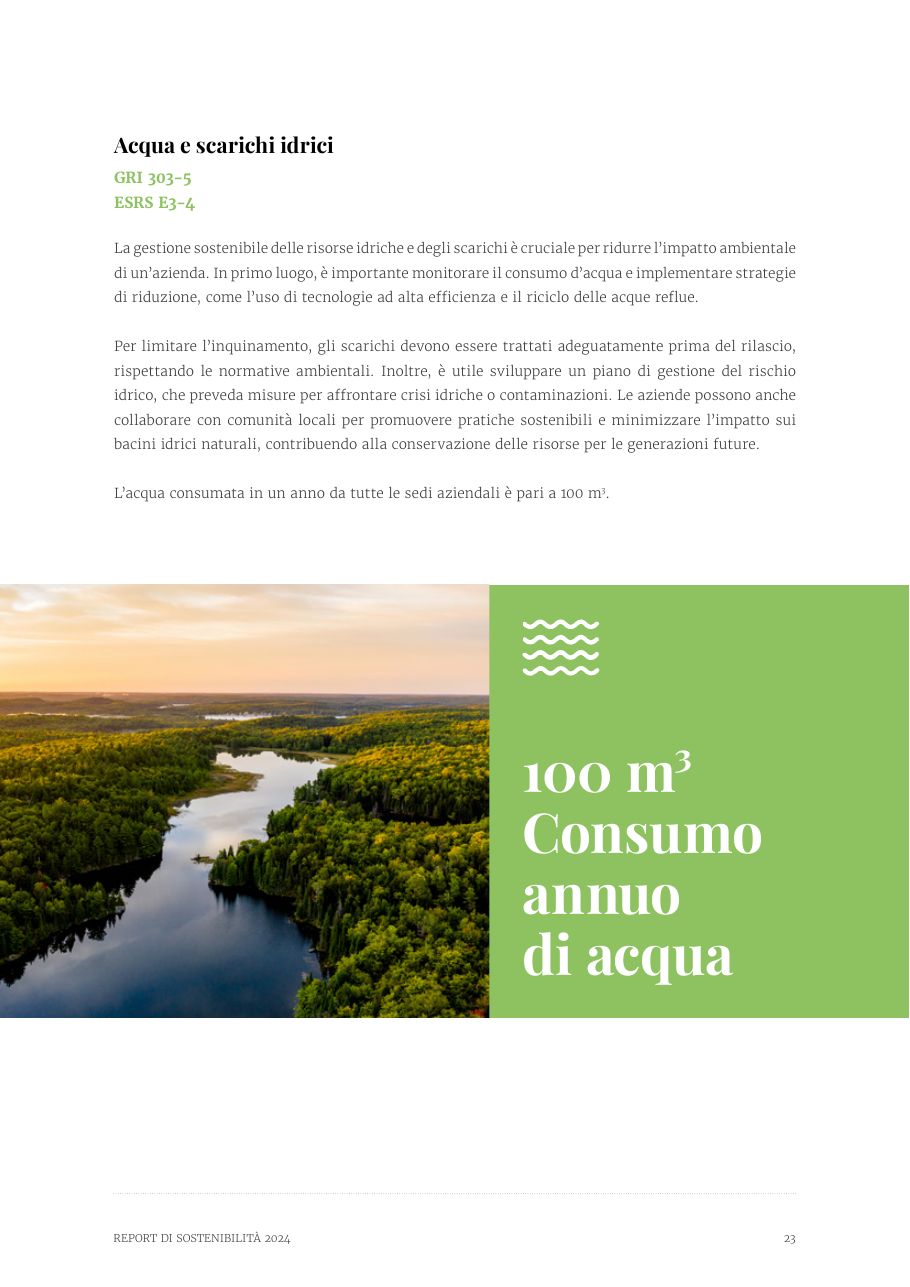 Report di Sostenibilità 2024 — pagina 23
