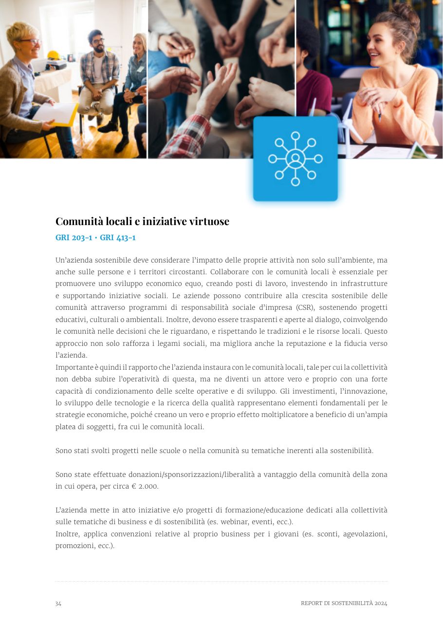 Report di Sostenibilità 2024 — pagina 34