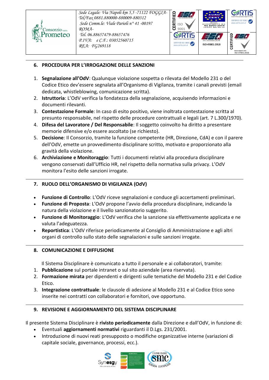 Sistema Disciplinare — pagina 3