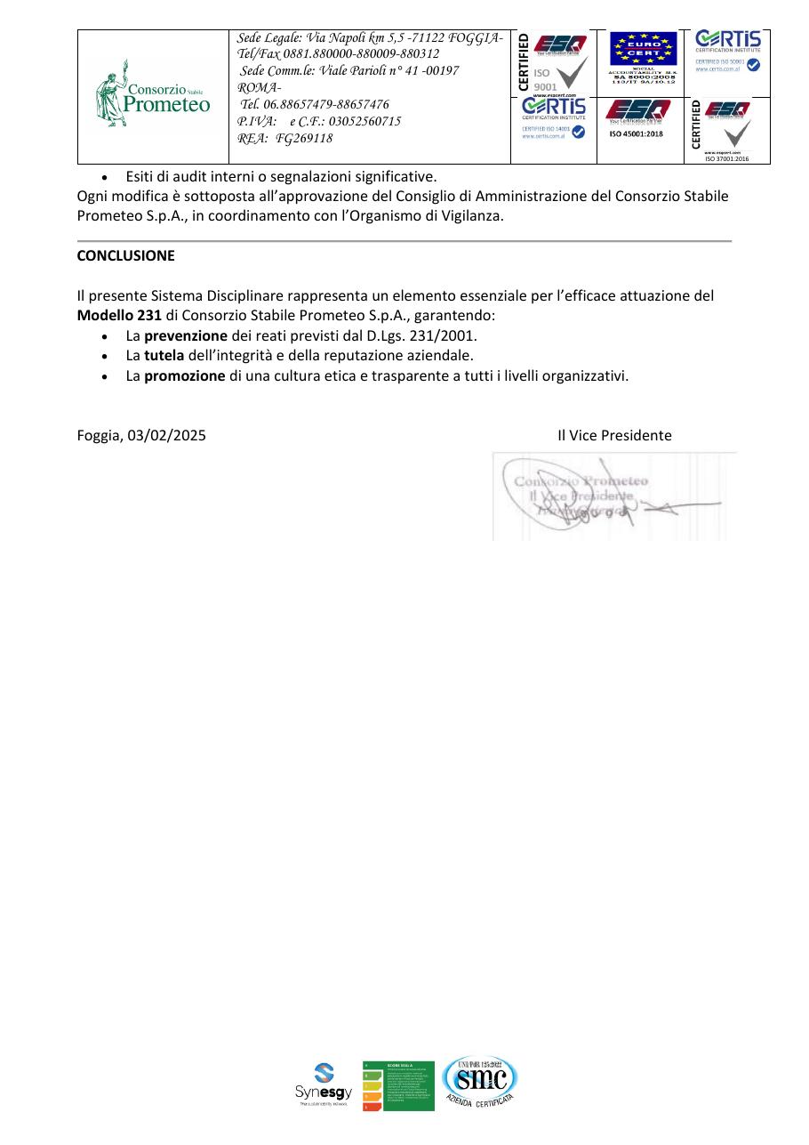 Sistema Disciplinare — pagina 4