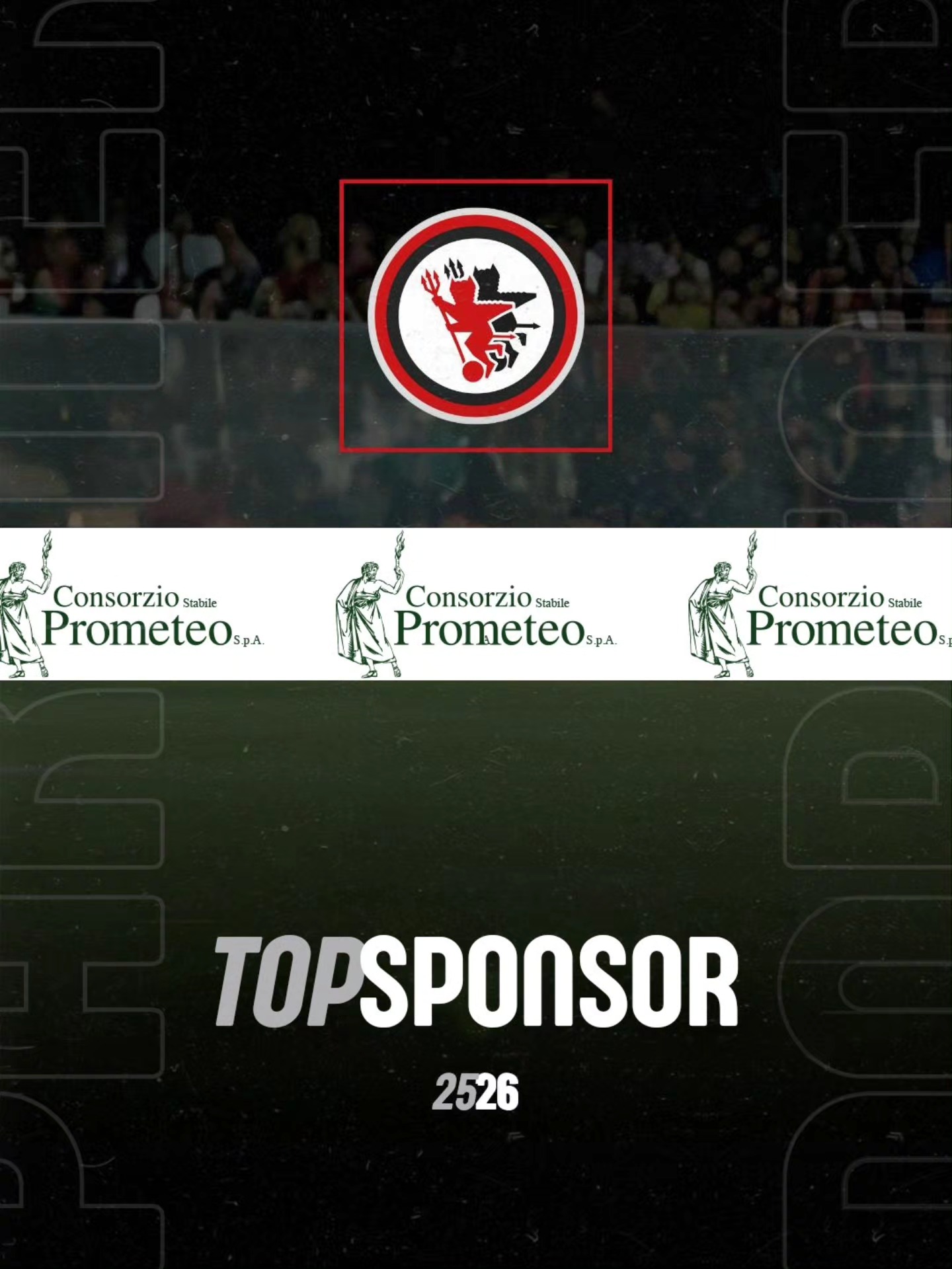 Top Sponsor Calcio Foggia 2025/26 — Consorzio Stabile Prometeo