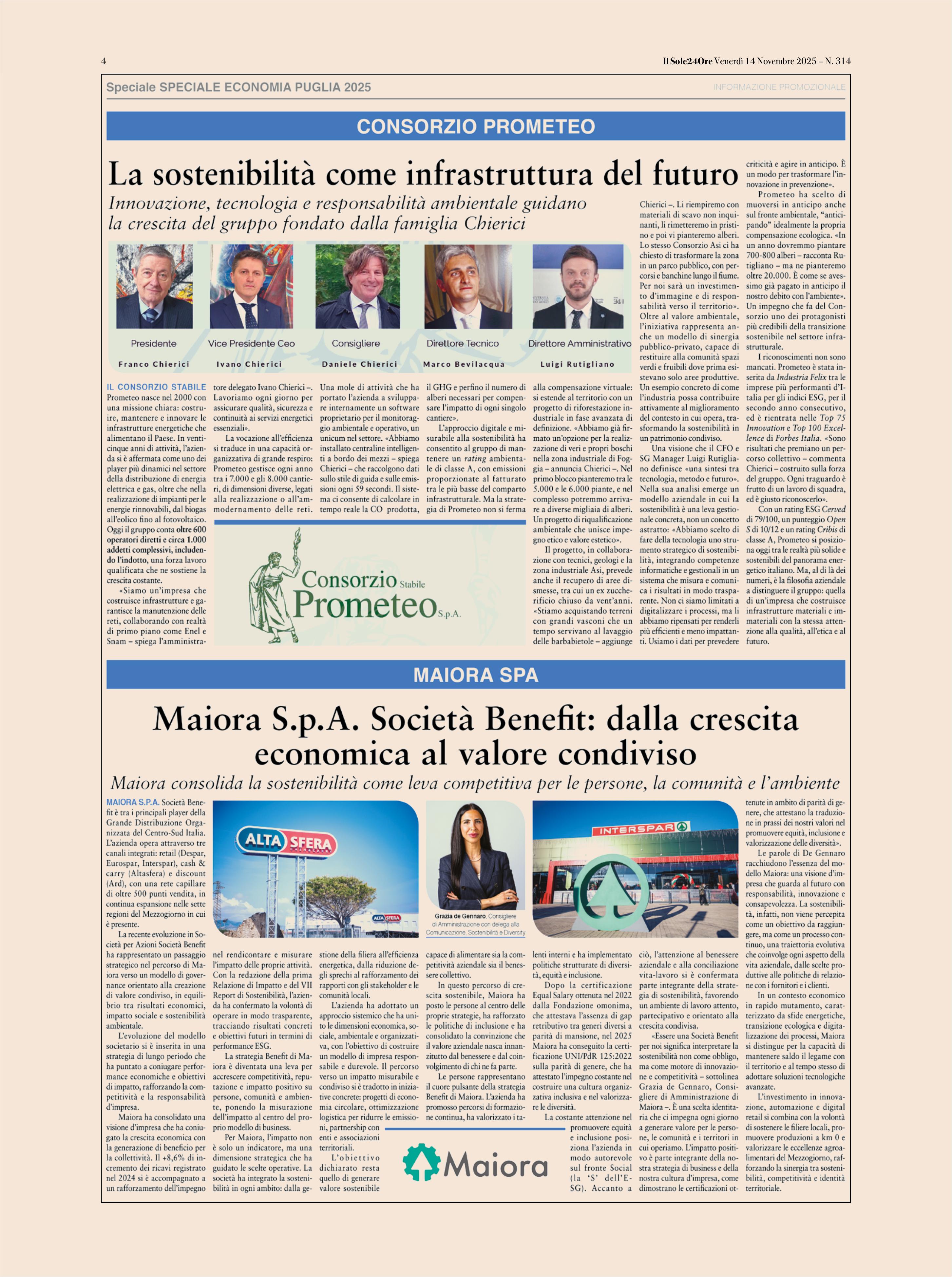 La sostenibilità come infrastruttura del futuro — pagina 1